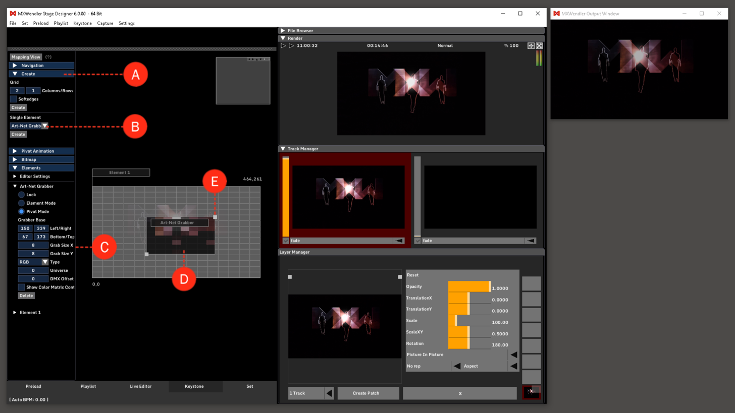 Tutorial Capture Output Sections with Artnet DMX and Network Grabbers ...
